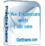 Comptia A+ exam sim with labsim
