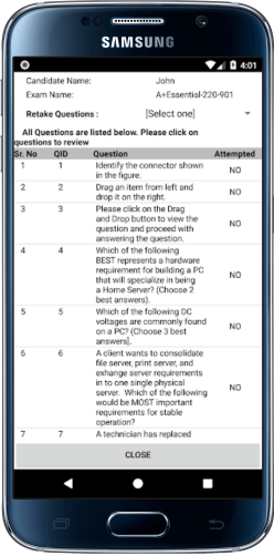 Computer Based Test (CBT) - Exam Engine Module Android Application