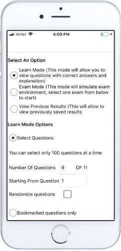Computer Based Test (CBT) - Exam Engine Module iOS Application