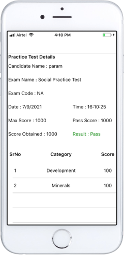 Computer Based Test (CBT) - Exam Engine Module iOS Application