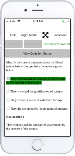 Computer Based Test (CBT) - Exam Engine Module iOS Application