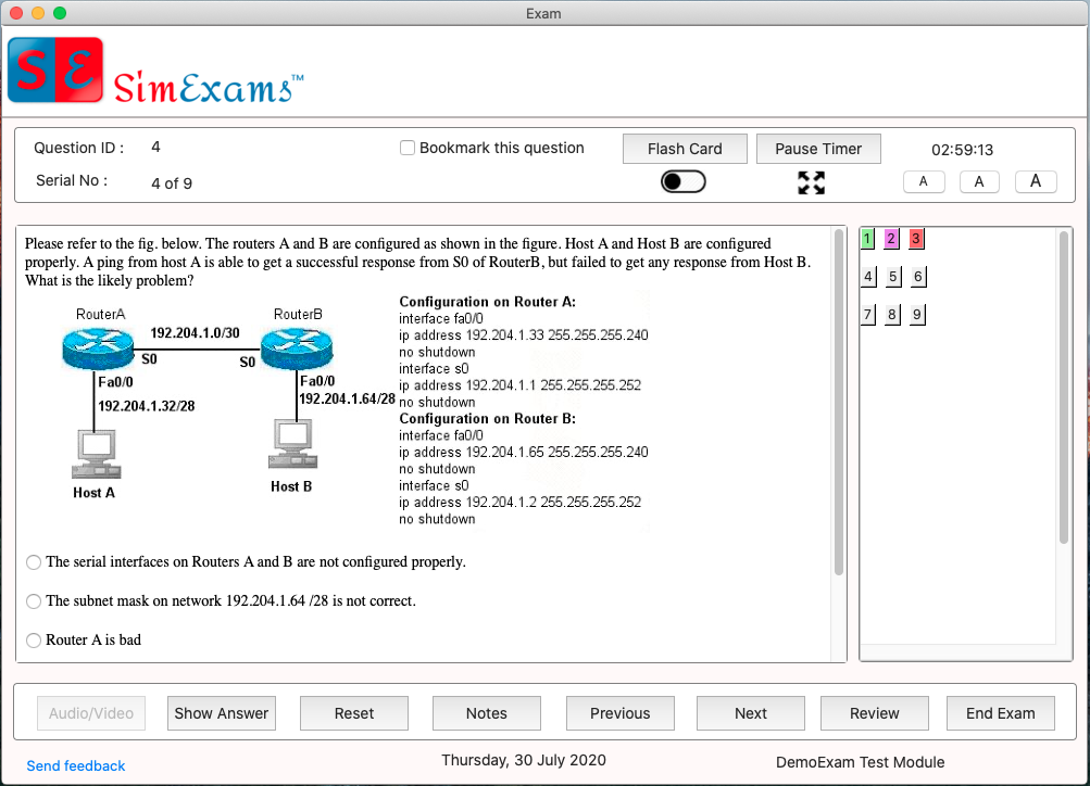 Computer Based Test (CBT) - Exam Engine Module MAC Application
