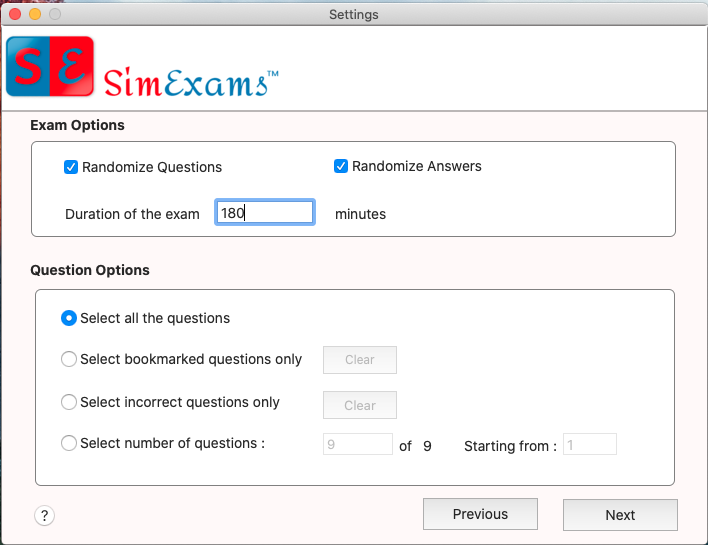 Computer Based Test (CBT) - Exam Engine Module MAC Application