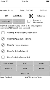 Cisco ICND2 200-105 Certification practice Test Android App Img 1