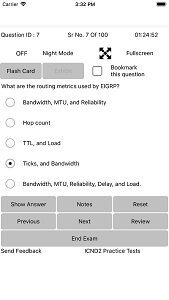 Cisco ICND2 200-105 Certification practice Test Android App Img 2