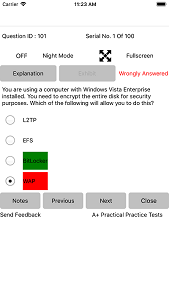 CompTIA A+ 220-902 Exam Simulator iOS App Screen shot 7
