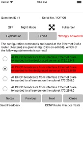 iOS Apps for for CCNP ENARSI 300-410 Practice Exam Img 7