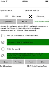 iOS Apps for for CCNP ENARSI 300-410 Practice Exam Img 8
