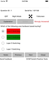 iOS Apps for for CCNP Switch 300-115 Practice Exam Img 7