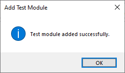 Add test module screen 4