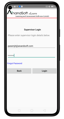 Exam screen 1